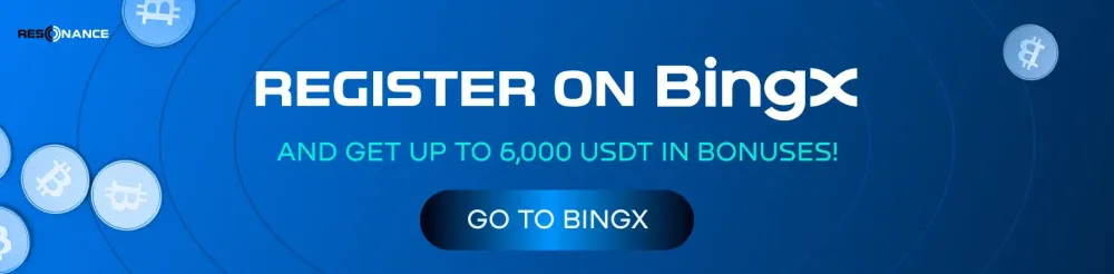 Sign up on BingX now.  
Get up to 30 USDT in welcome bonuses.  
Start trading on a top global exchange.
